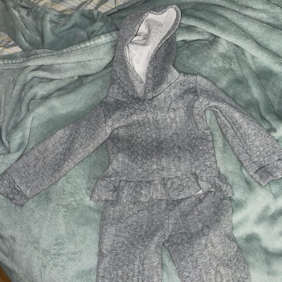 Other - 2-3 Year Toddler Girls Gray Heavy Lined Jacket And Pants